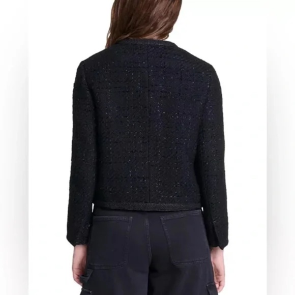 Vibleed Tweed Cropped Jacket - Picture 2 of 6